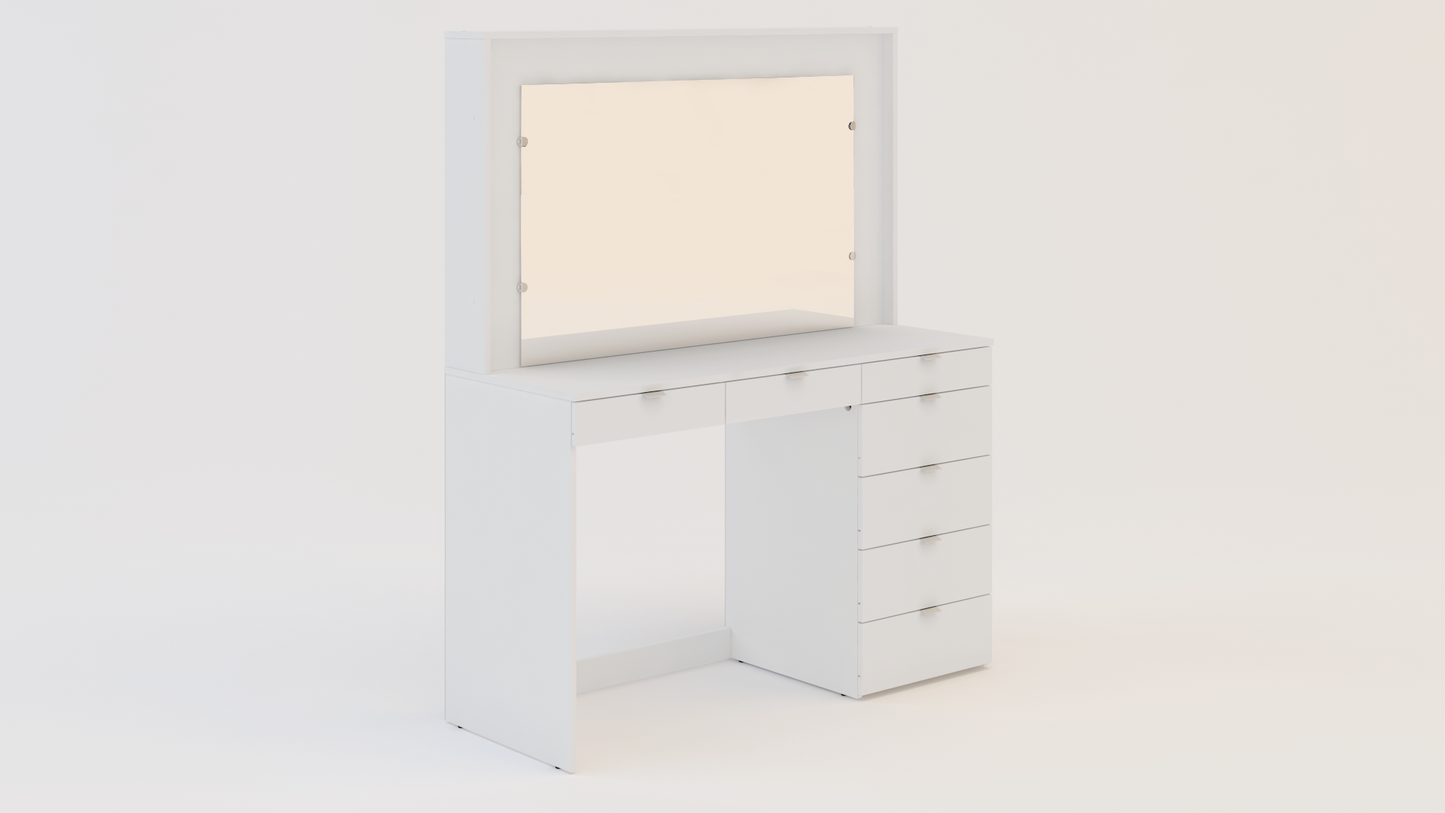 Ava 5 Drawer Dressing Table