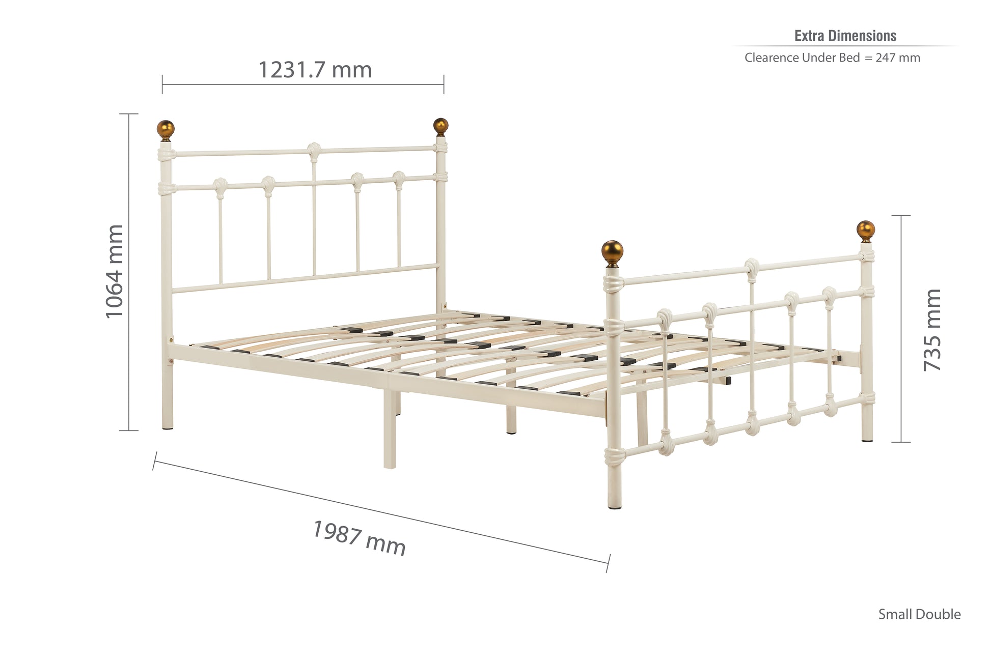 Atlas Small Double Bed