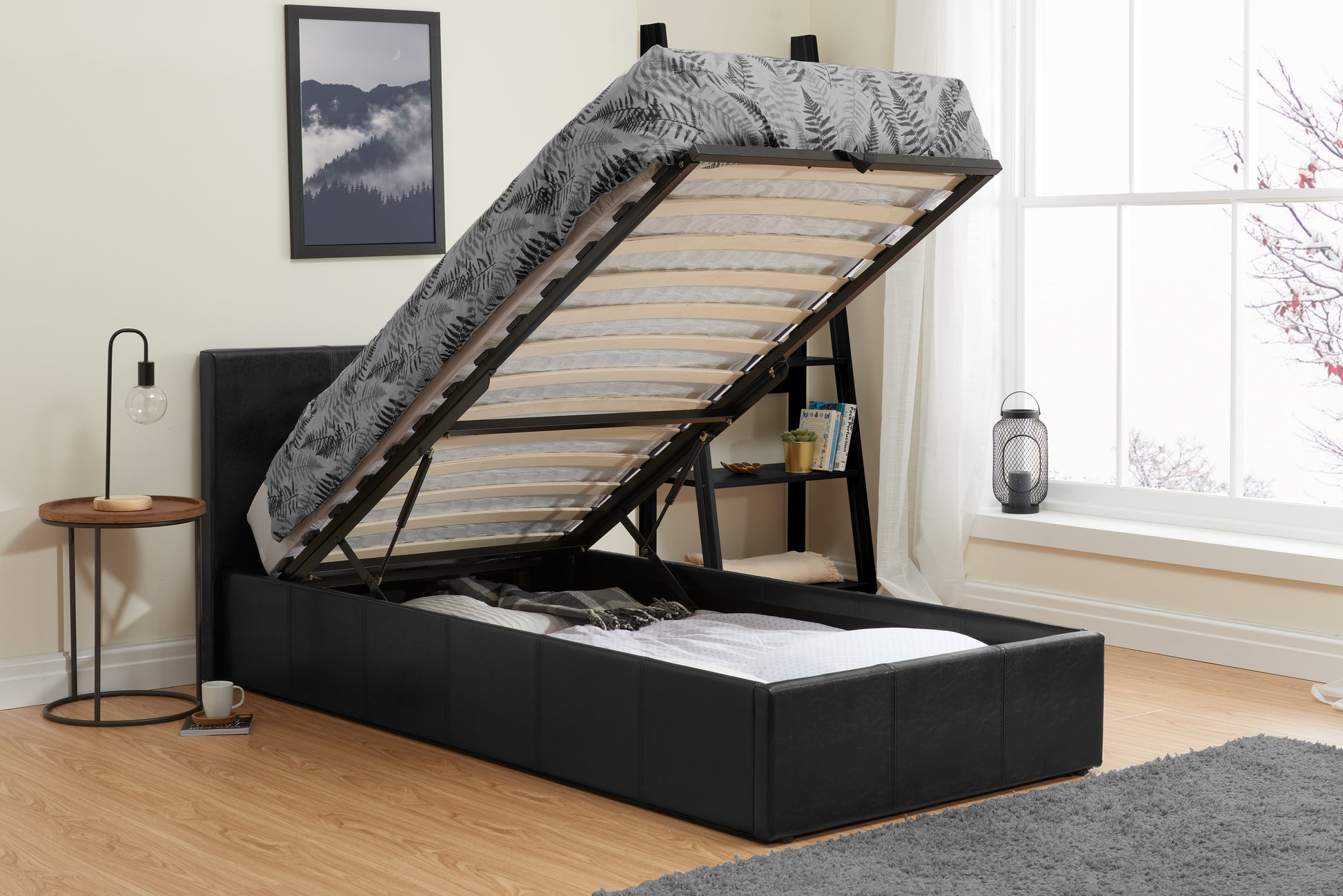 Berlin Single Ottoman Bed