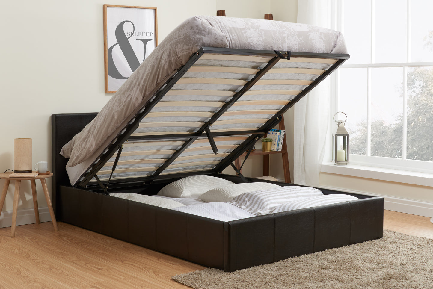 Berlin Double Ottoman Bed