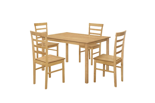 Cottesmore Rectangle Dining Set with 4 Upton Chairs