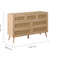 Croxley 7 Drawer Rattan Chest