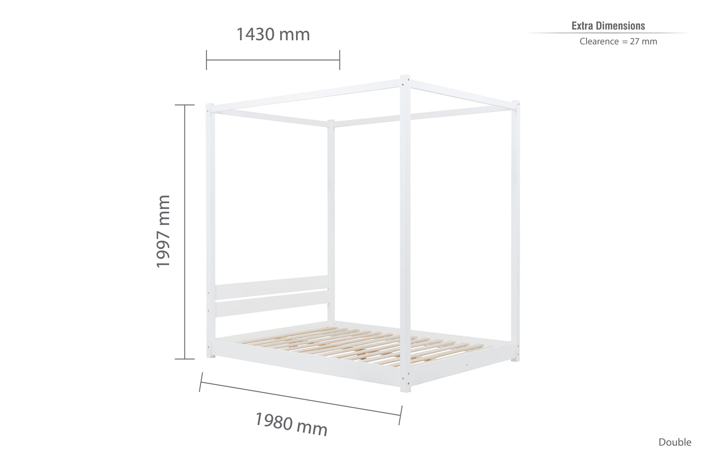 Darwin Four Poster Double Bed