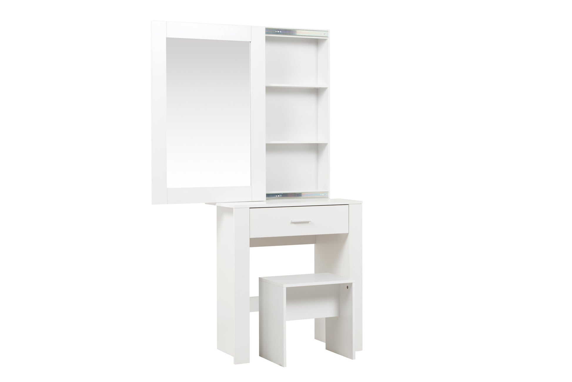 Evelyn 1 Drawer Sliding Mirror Dressing Table