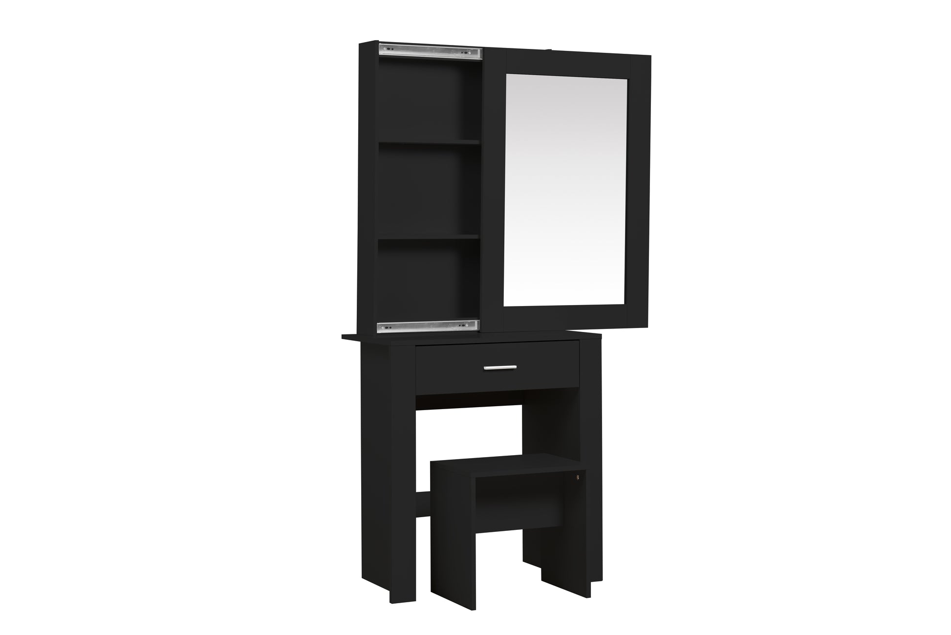 Evelyn 1 Drawer Sliding Mirror Dressing Table