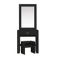 Evelyn 1 Drawer Sliding Mirror Dressing Table