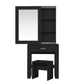 Evelyn 1 Drawer Sliding Mirror Dressing Table