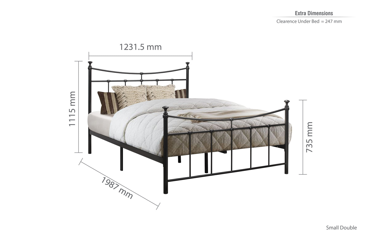 Emily Small Double Bed