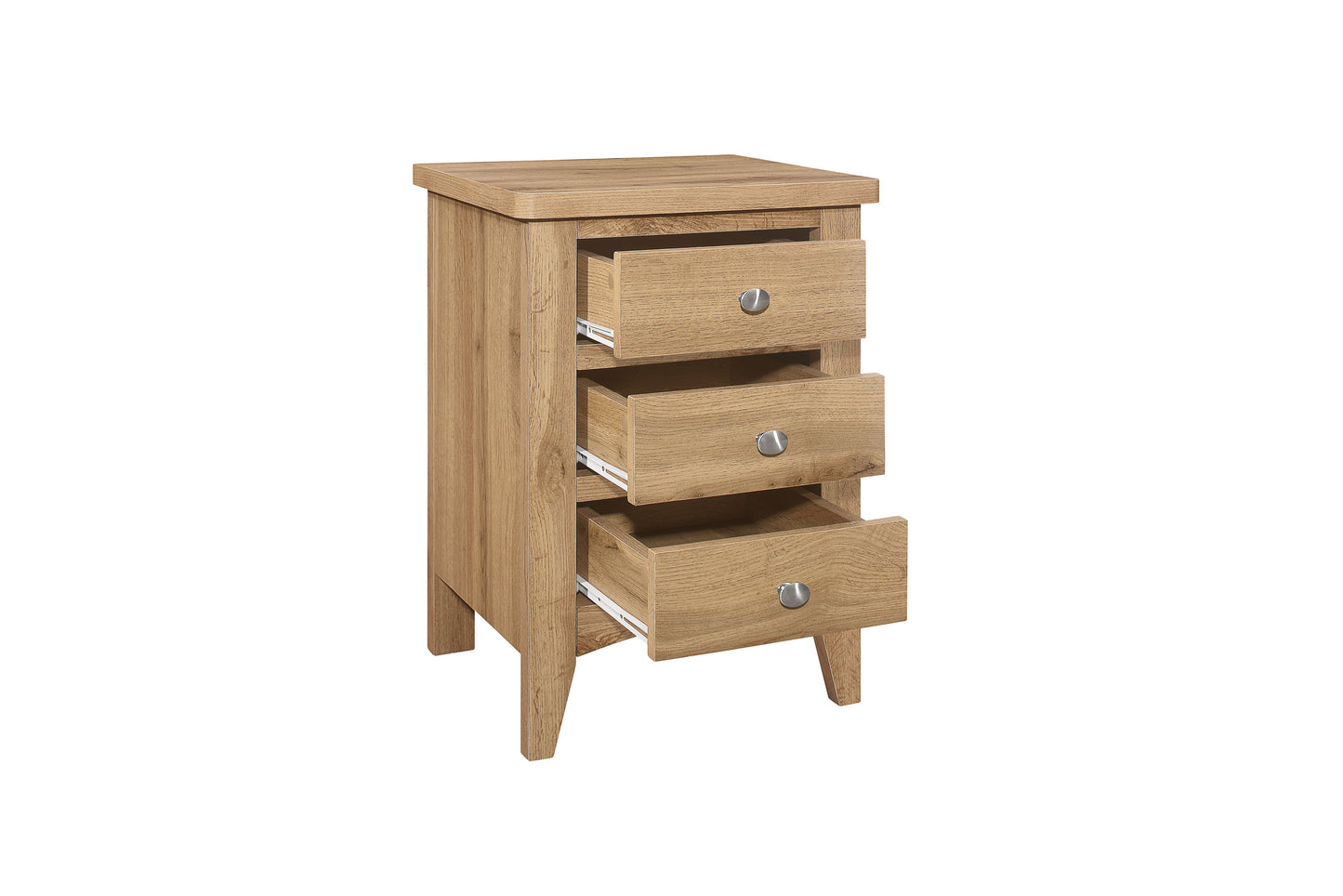 Hampstead 3 Drawer Bedside