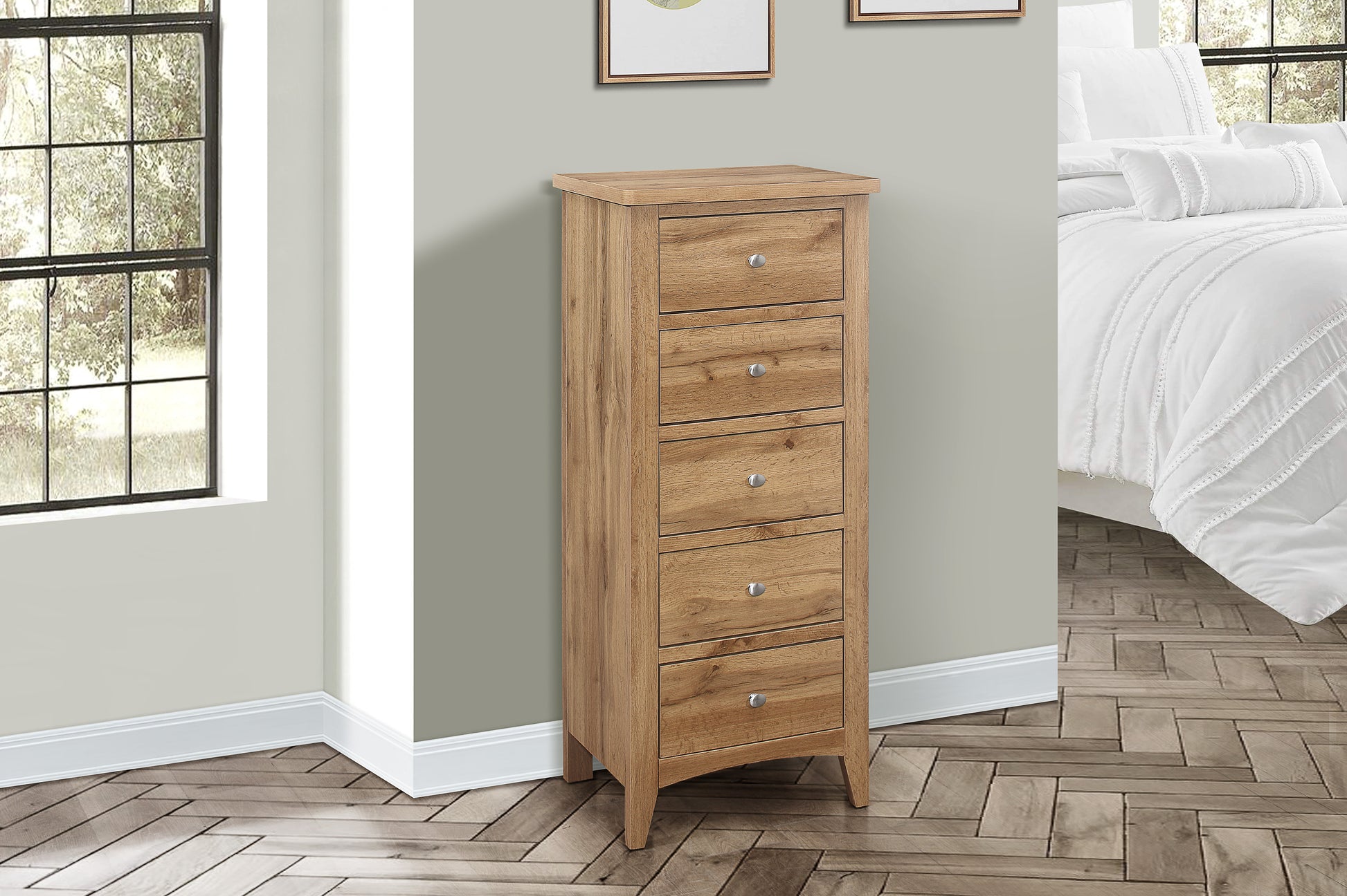 Hampstead 5 Drawer Tall Chest