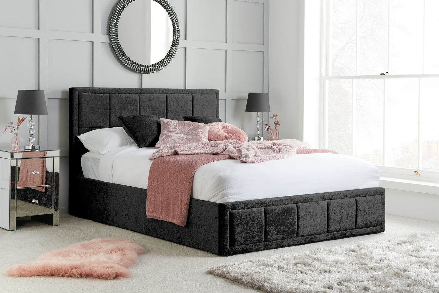 Hannover Double Ottoman Bed