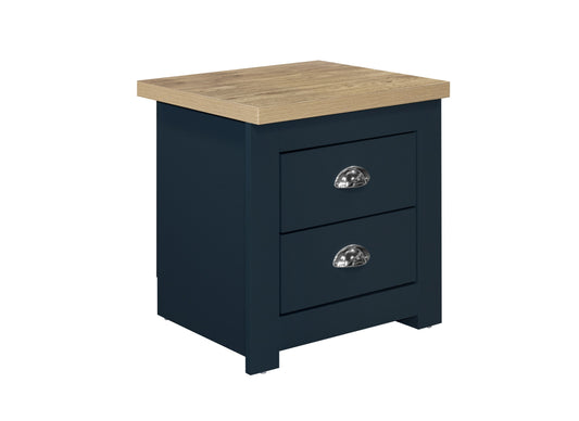 Highgate 2 Drawer Bedside