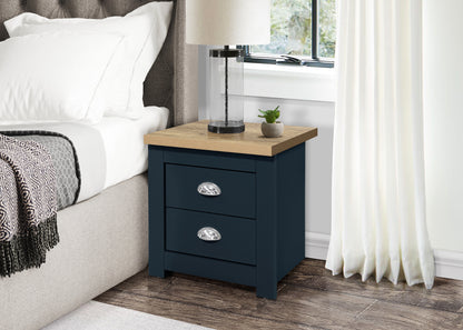 Highgate 2 Drawer Bedside