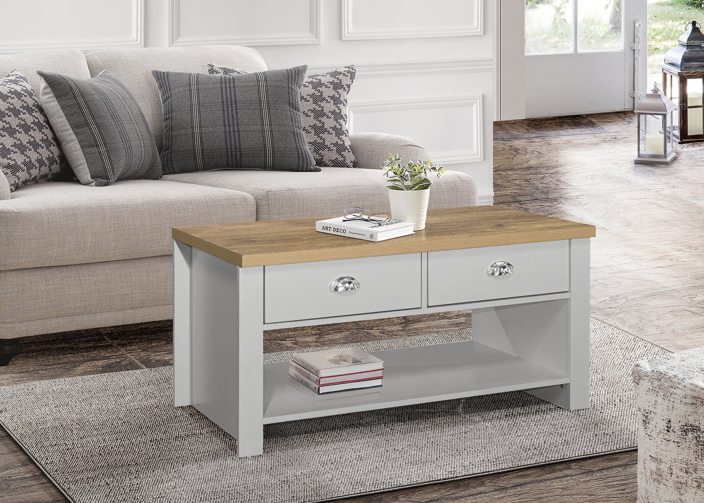 Highgate 2 Drawer Coffee Table