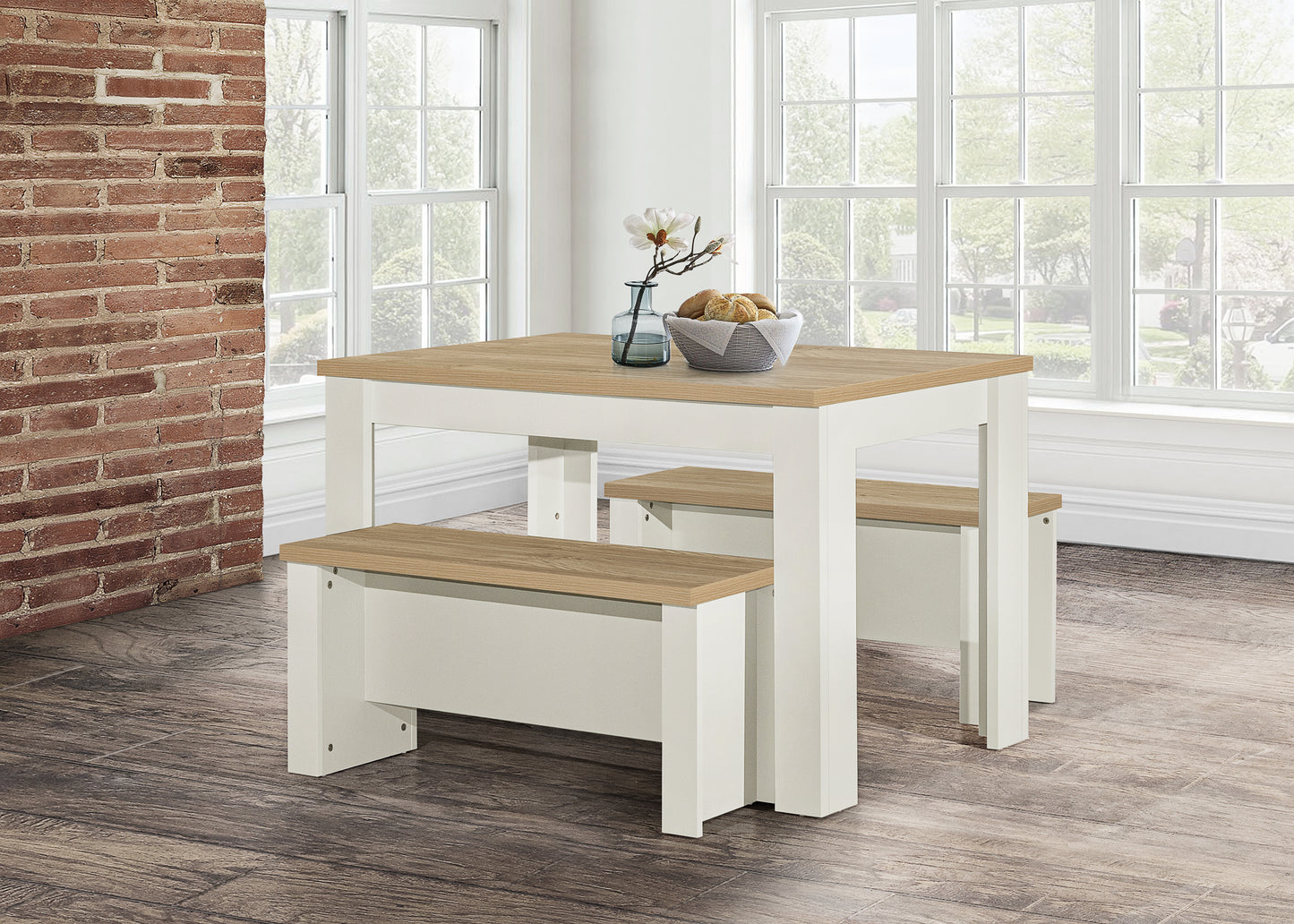 Highgate Dining Table & Bench Set