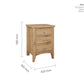 Hampstead 3 Drawer Bedside