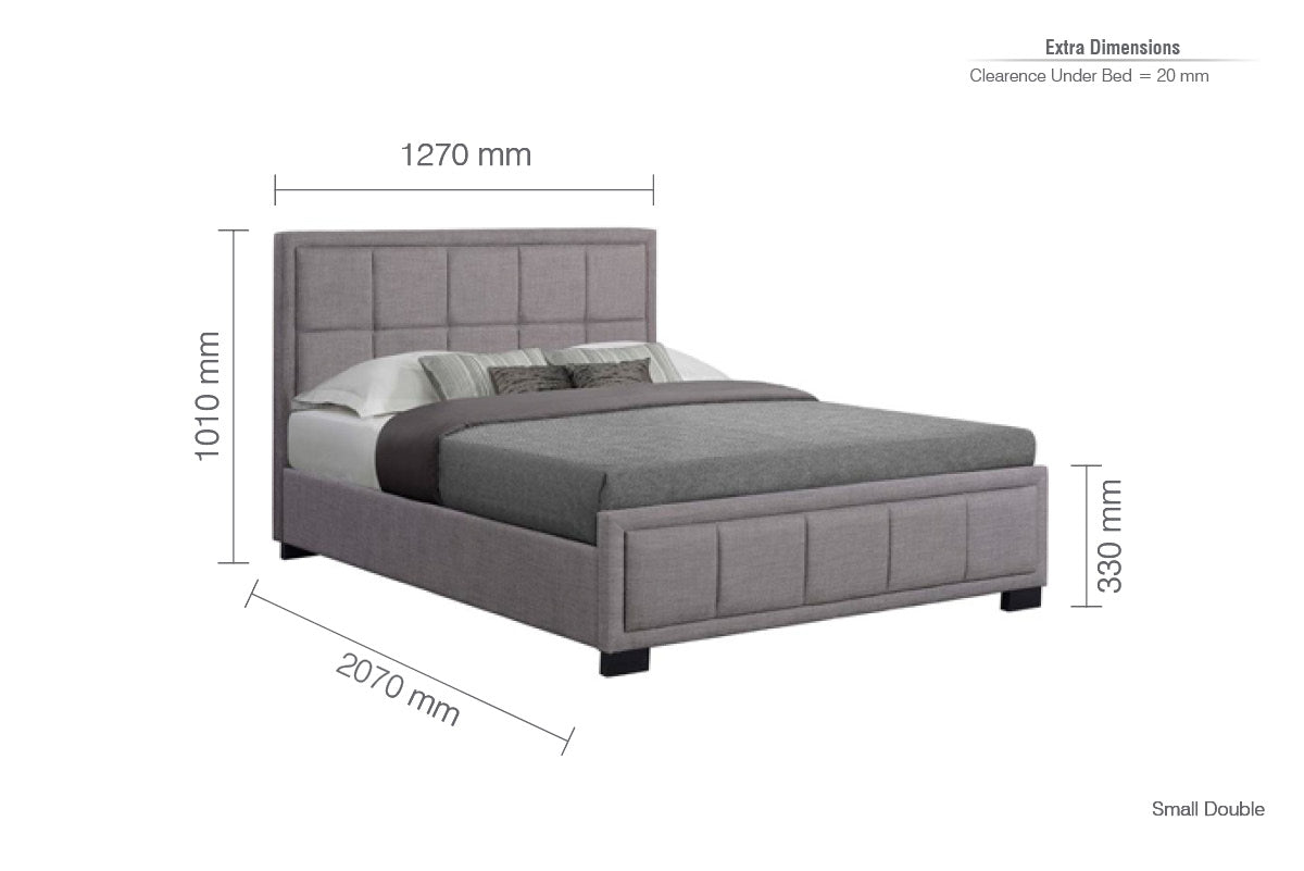 Hannover Small Double Bed