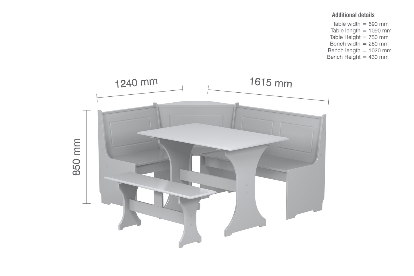 Hemington Corner Dining Set