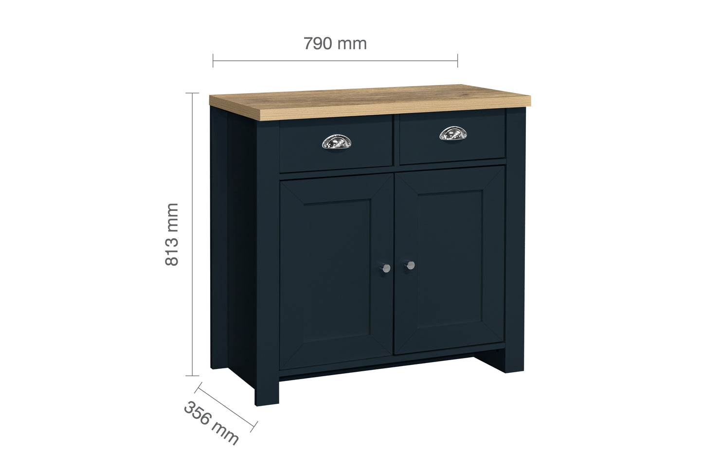 Highgate 2 Door 2 Drawer Sideboard