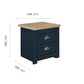 Highgate 2 Drawer Bedside