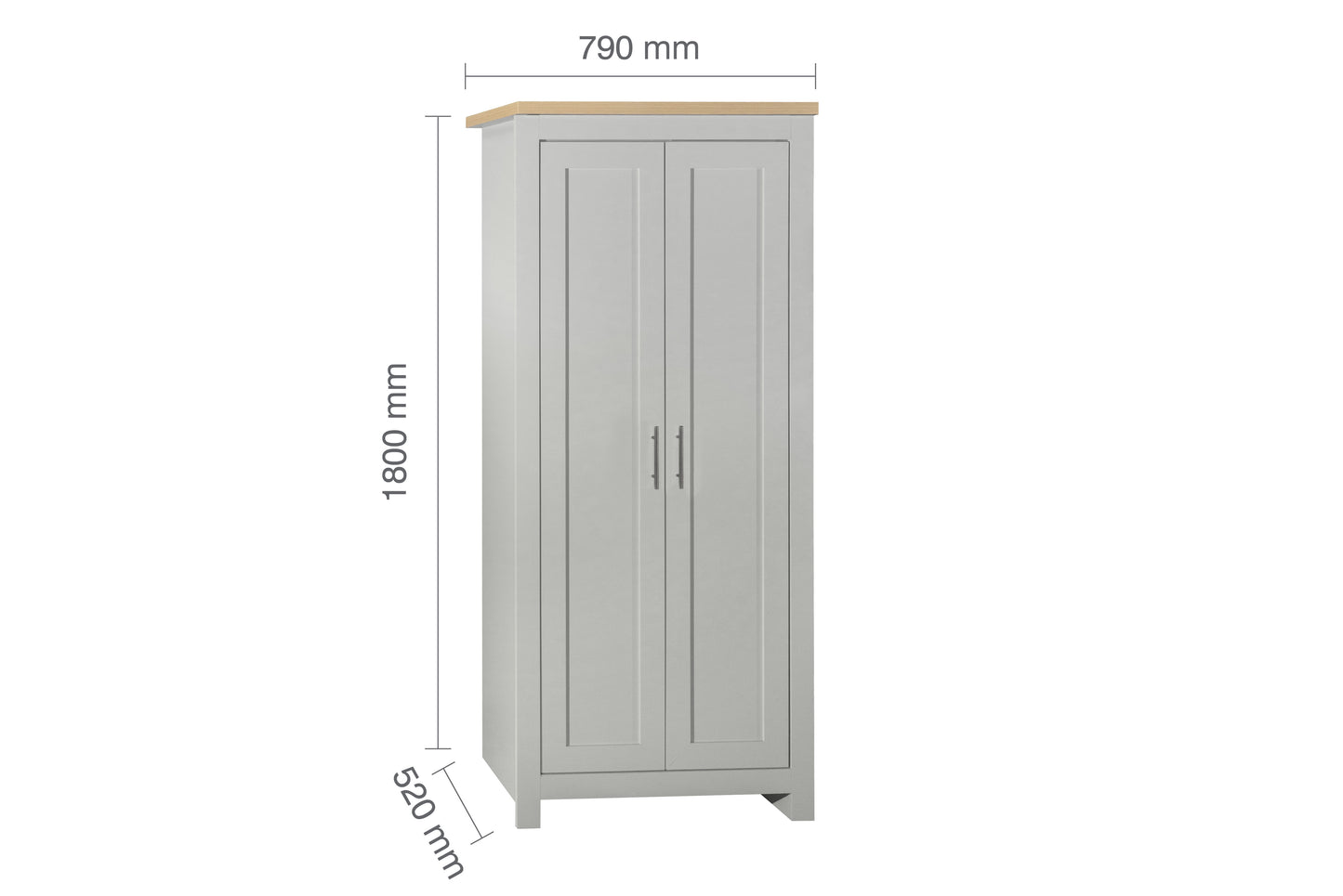 Highgate 2 Door Wardrobe