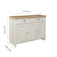 Highgate 3 Door 2 Drawer Sideboard