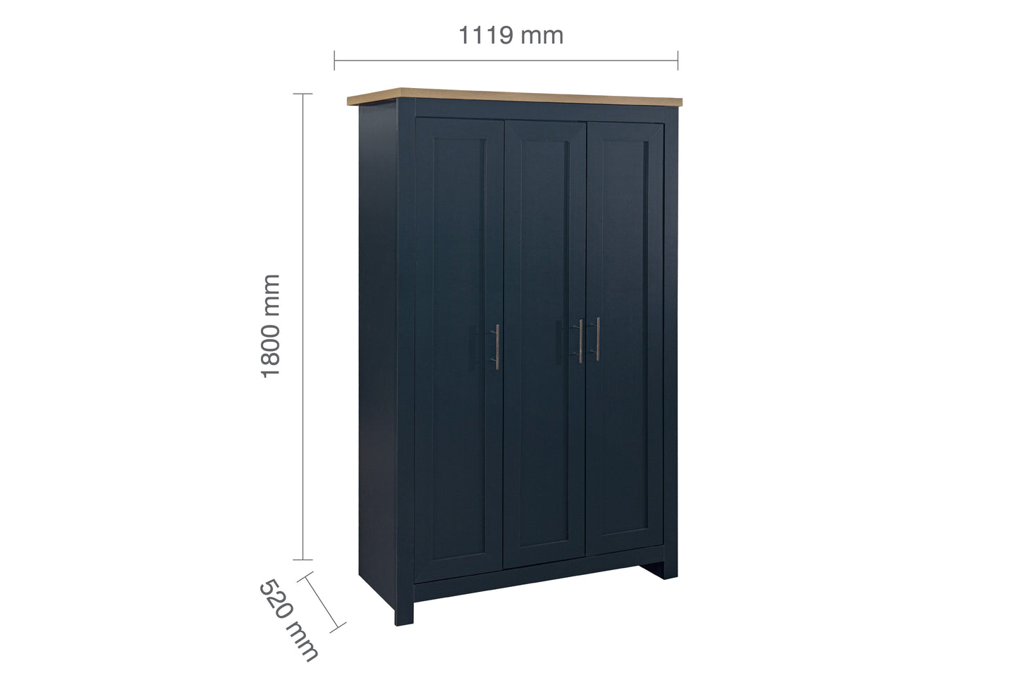 Highgate 3 Door Wardrobe