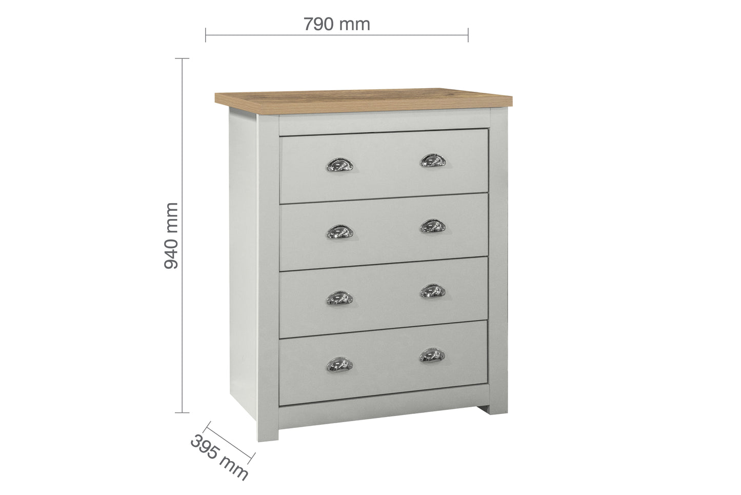 Highgate 4 Drawer Chest