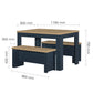 Highgate Dining Table & Bench Set