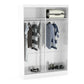 Lynx 2 Door Sliding Wardrobe With Mirror