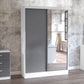 Lynx 2 Door Sliding Wardrobe With Mirror