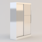 Lynx 2 Door Sliding Wardrobe With Mirror