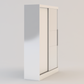 Lynx 2 Door Sliding Wardrobe With Mirror