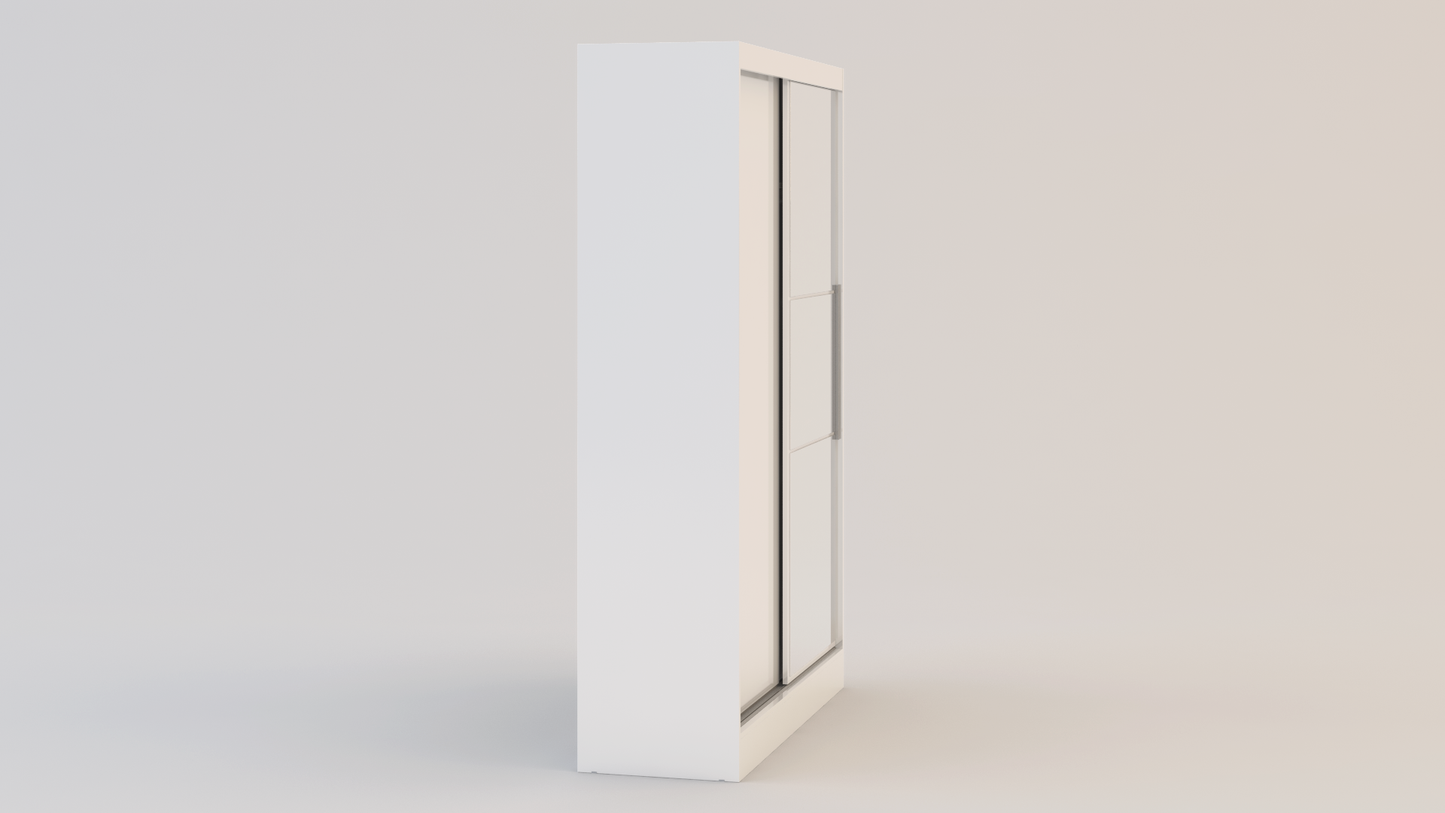 Lynx 2 Door Sliding Wardrobe With Mirror