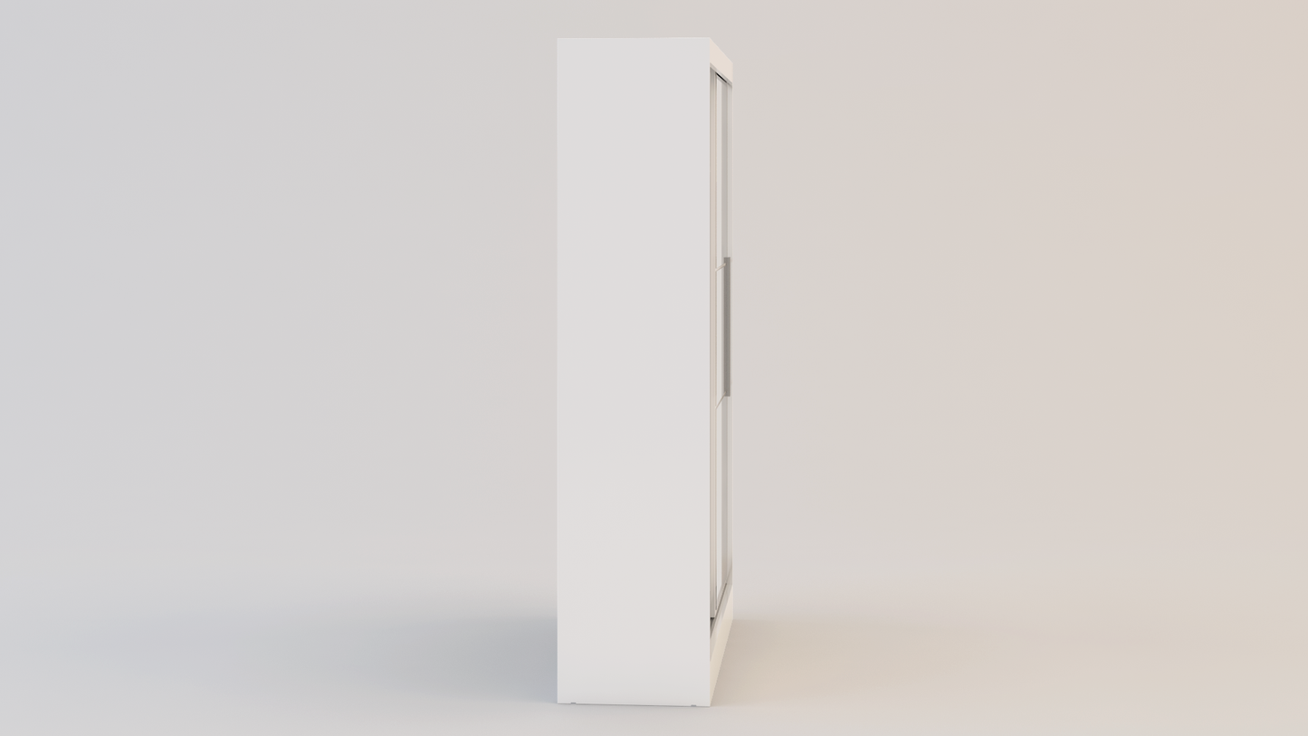 Lynx 2 Door Sliding Wardrobe With Mirror