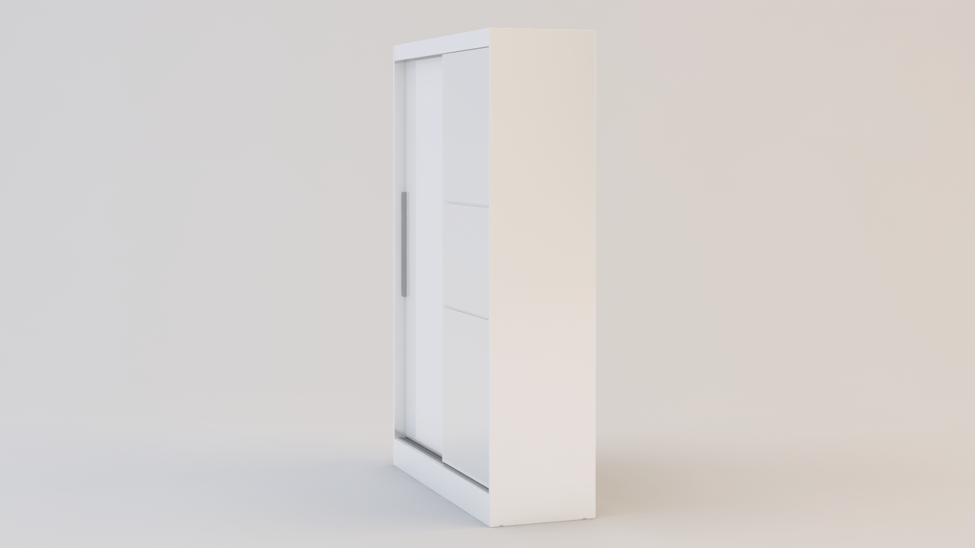 Lynx 2 Door Sliding Wardrobe With Mirror