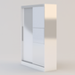 Lynx 2 Door Sliding Wardrobe With Mirror