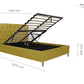 Loxley Double Ottoman Bed