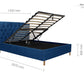 Loxley Double Ottoman Bed