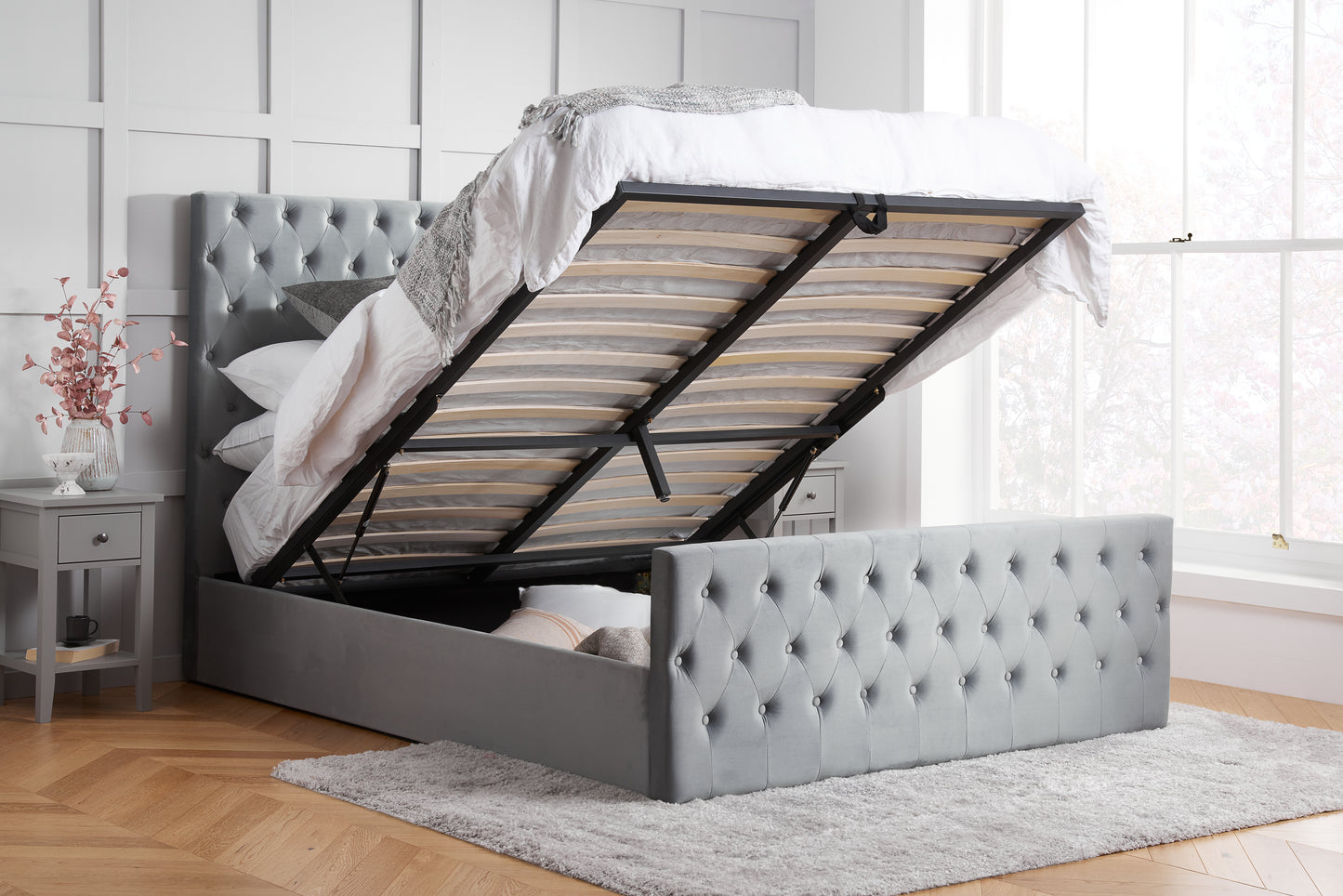 Marquis Double Ottoman Bed