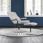 Memphis Swivel Chair & Footstool