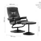 Memphis Swivel Chair & Footstool