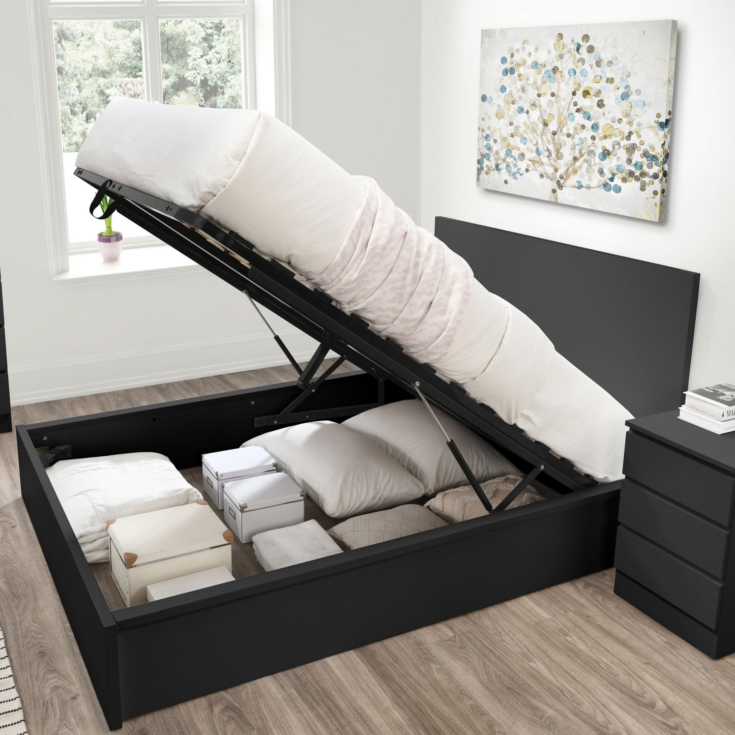 Oslo Double Ottoman Bed