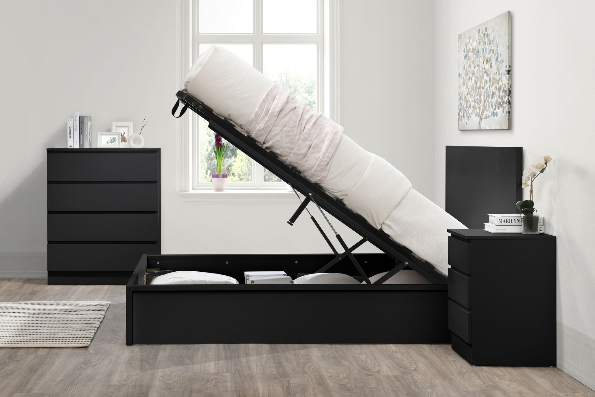 Oslo Double Ottoman Bed