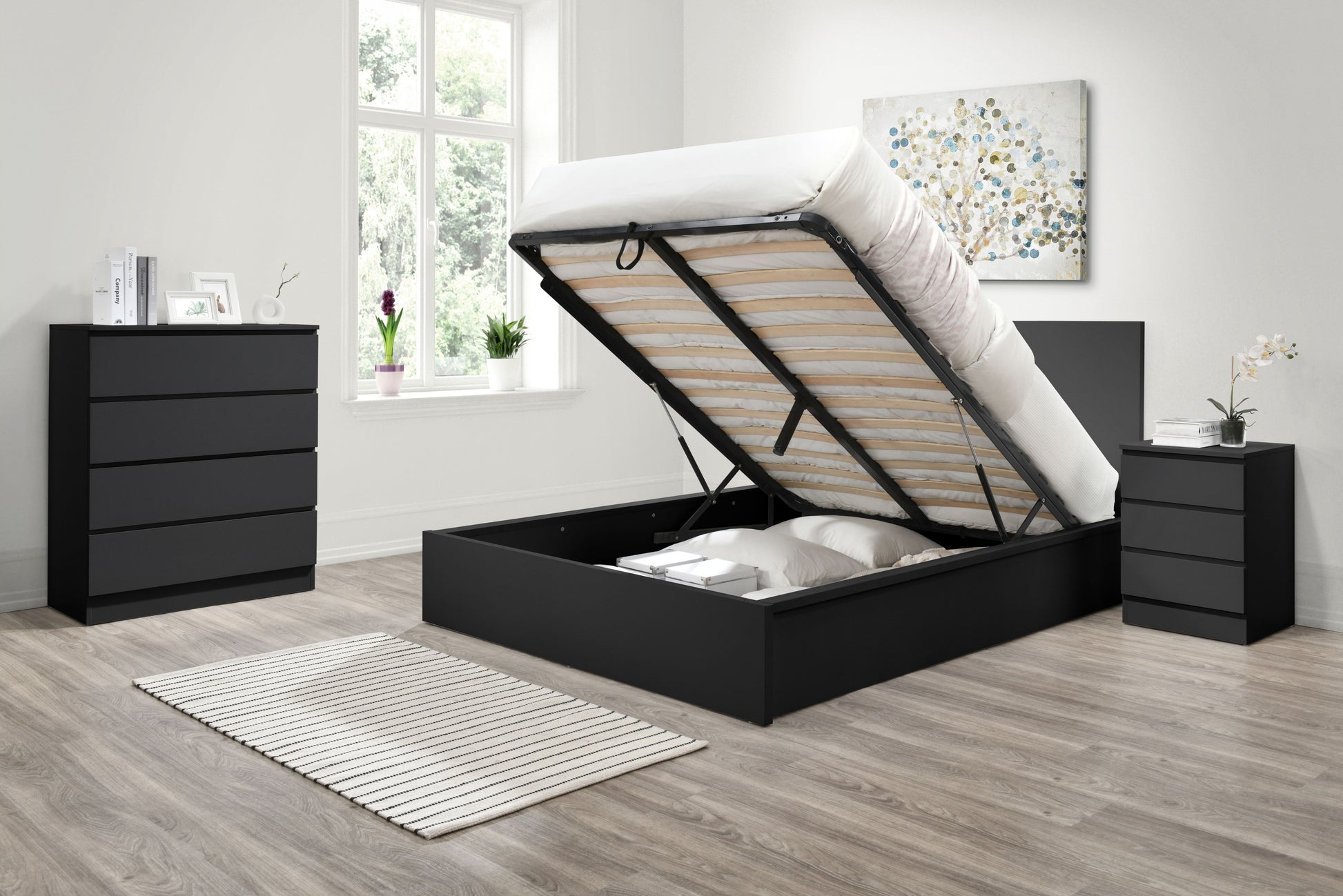 Oslo Double Ottoman Bed