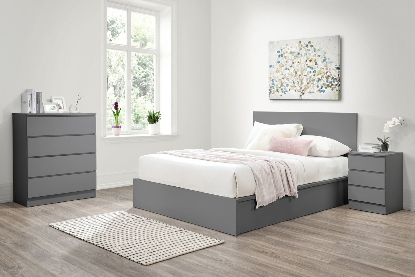 Oslo Double Ottoman Bed