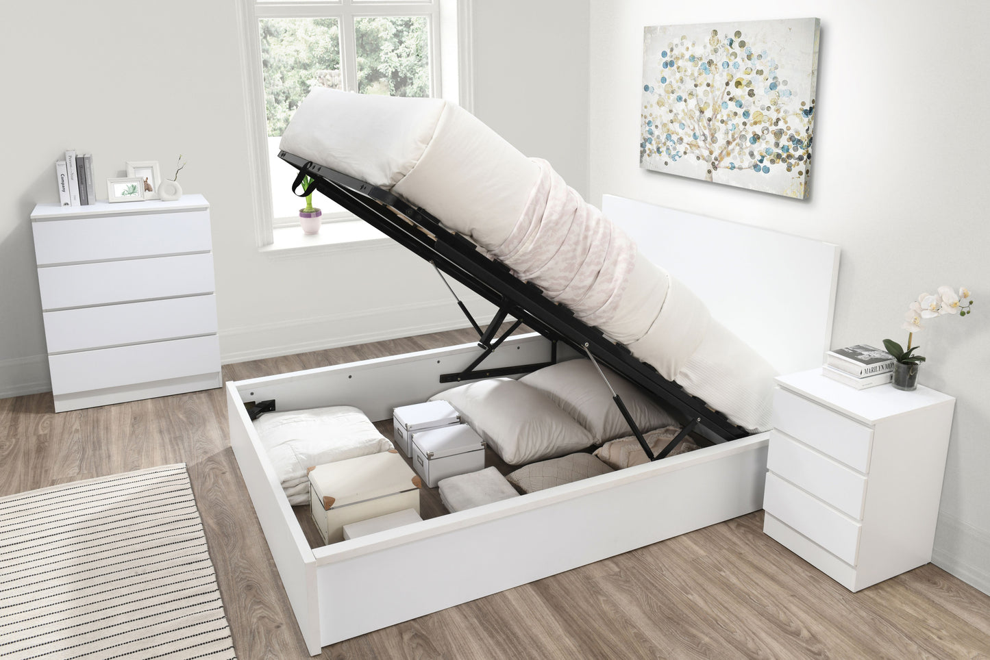 Oslo Double Ottoman Bed