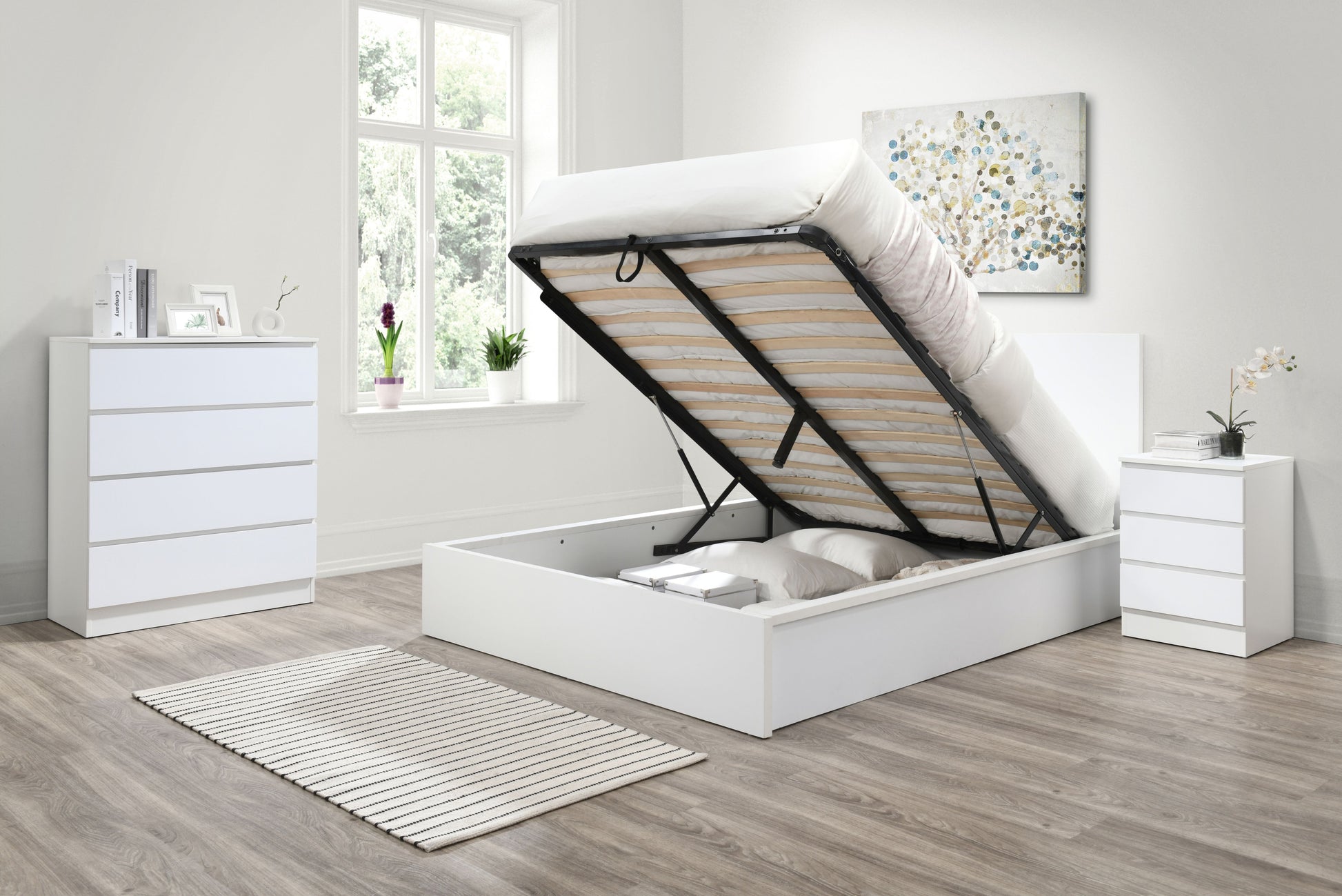 Oslo Double Ottoman Bed