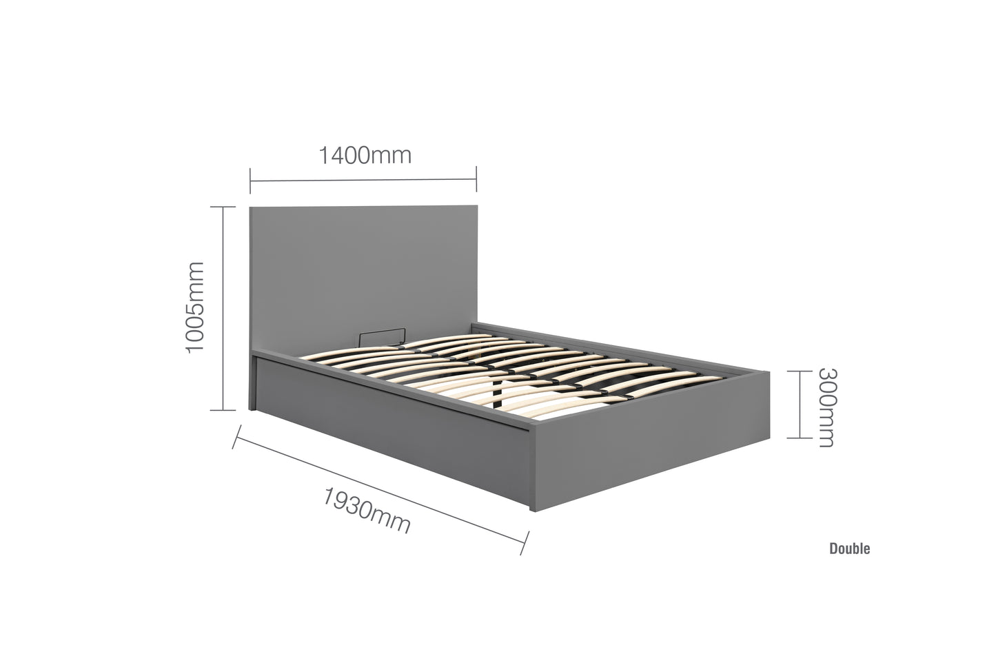 Oslo Double Ottoman Bed