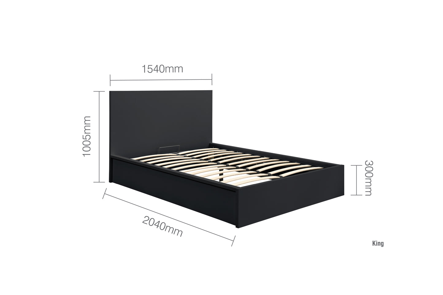 Oslo King Ottoman Bed